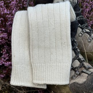 Alpakka 2 pk. ullsokker offwhite