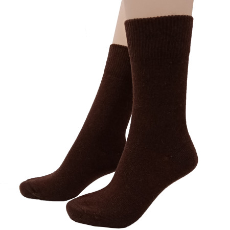 Cashmeresokker - Aspen - Brun