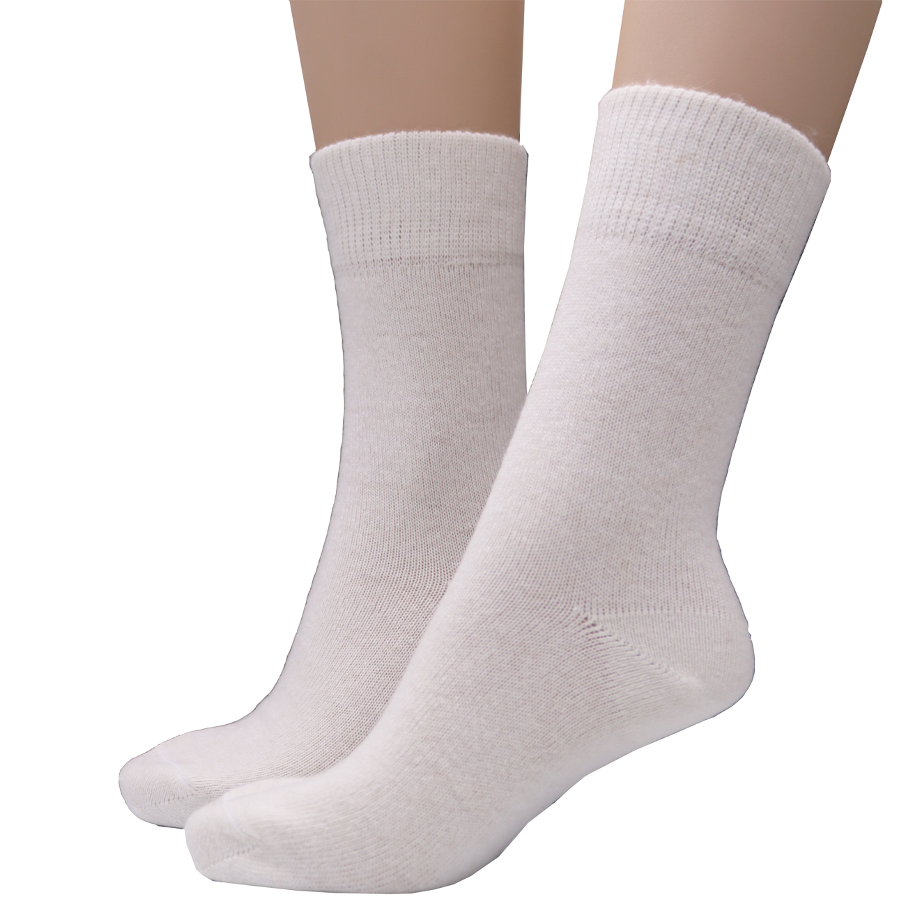 Cashmeresokker _ aspen - Offwhite